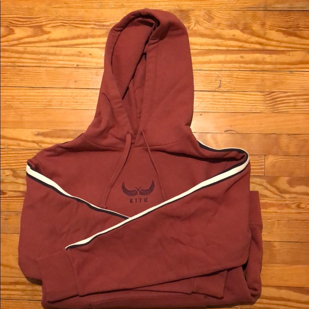 Kith Hoodie - Washed Red - L